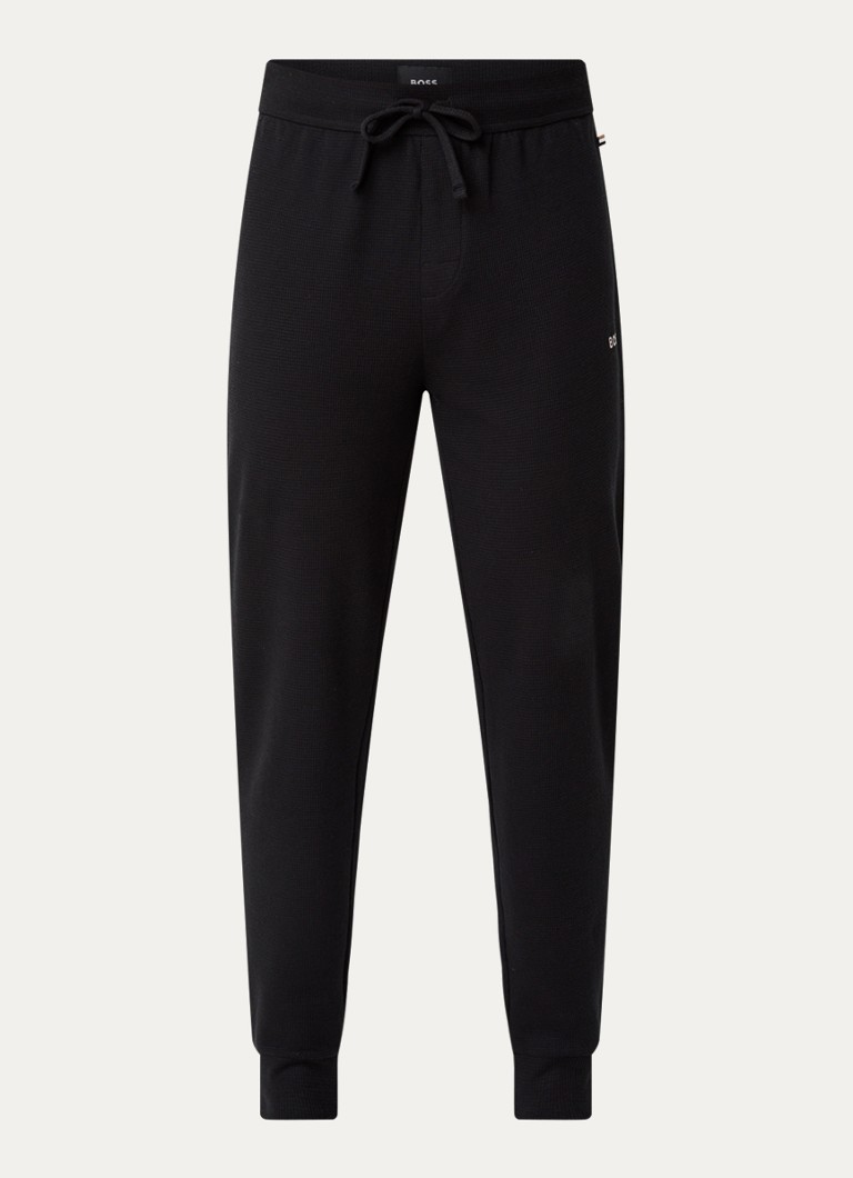 HUGO BOSS Teksturoitu vohvelikuvioinen pyjamahousut