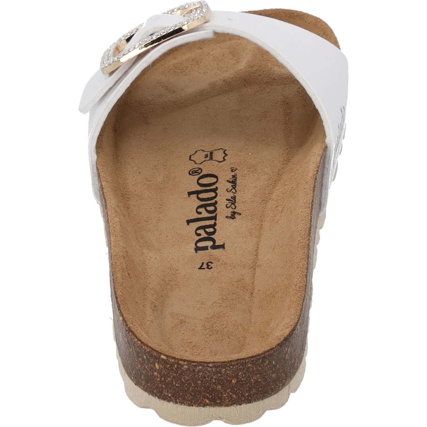 Palado Malta BX by Sila Sahin, Pantoletten, Damen, Weiß Lack
