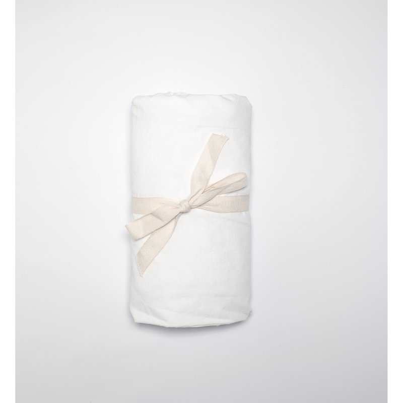 Drap-housse en Percale de Coton Bio lavé 1 personne