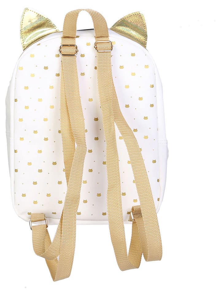 The Home Deco Kids Rucksack in Weiß/ Gold - (B)22 x (H)28 x (T)15 cm günstig kaufen onesize