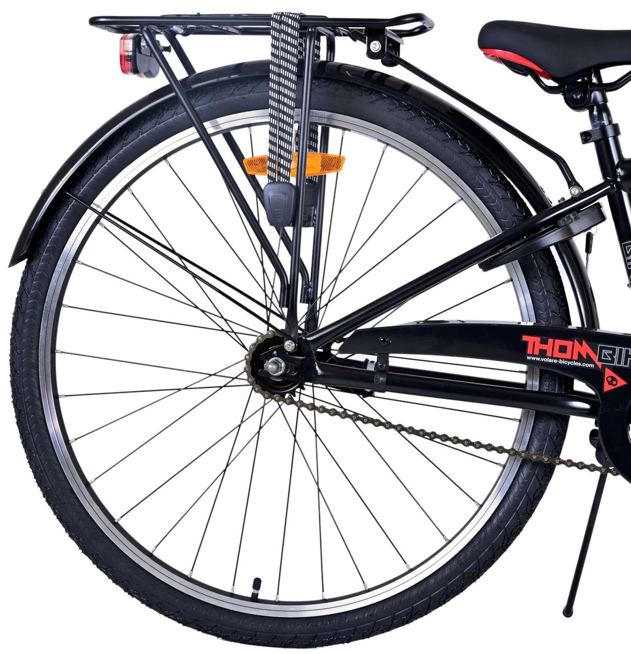 Volare Thombike Kinderfahrrad - Jungen - 26 Zoll - Schwarz Rot