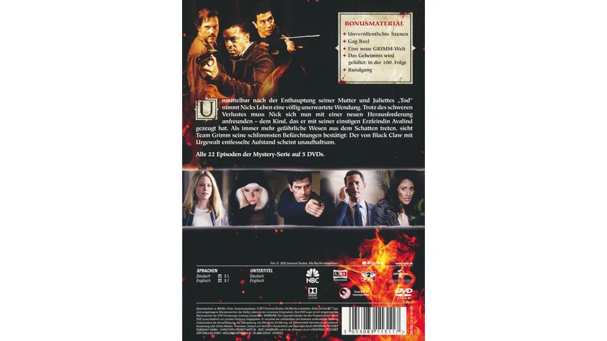Grimm - Staffel 5  [5 DVDs]