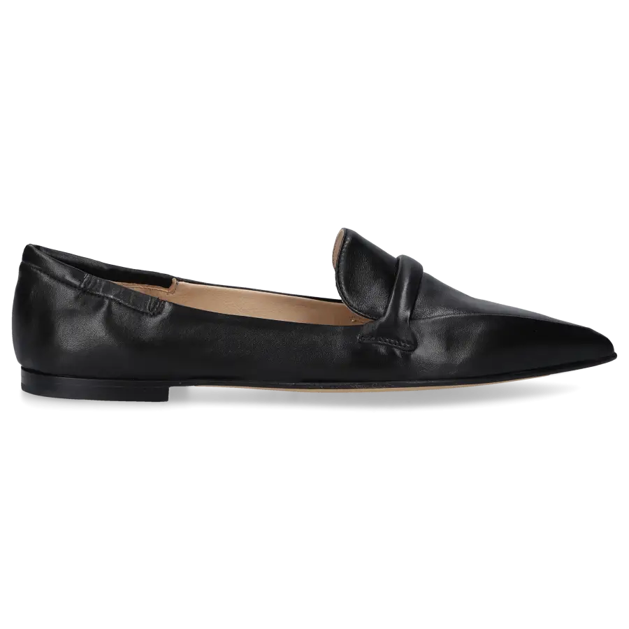 Pomme D`OR - Ballerinas 0730 Nappaleder - schwarz