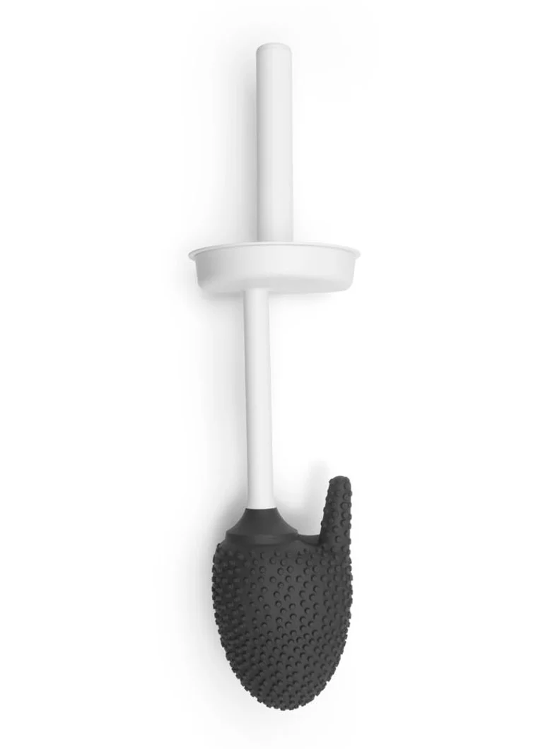 Scopa per WC Brabantia MindSet con supporto, 40,6 cm.