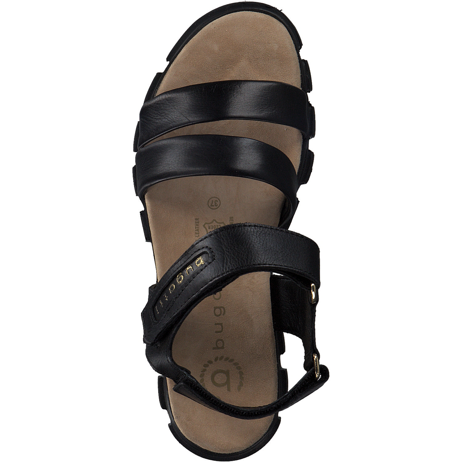Bugatti Mary A7F80, Klassische Sandalen, Damen, Schwarz