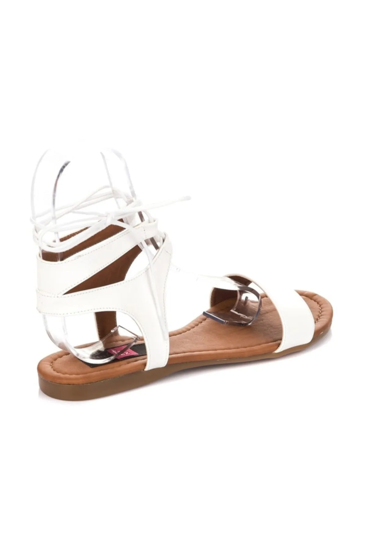 Fox Shoes  Weiße Damensandalen B548397509