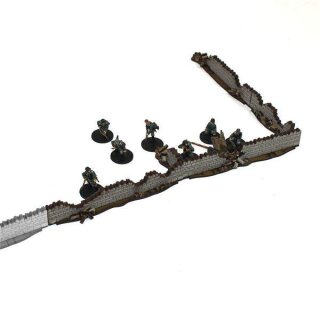 28mm Stone Ruined Straight Wall Sections