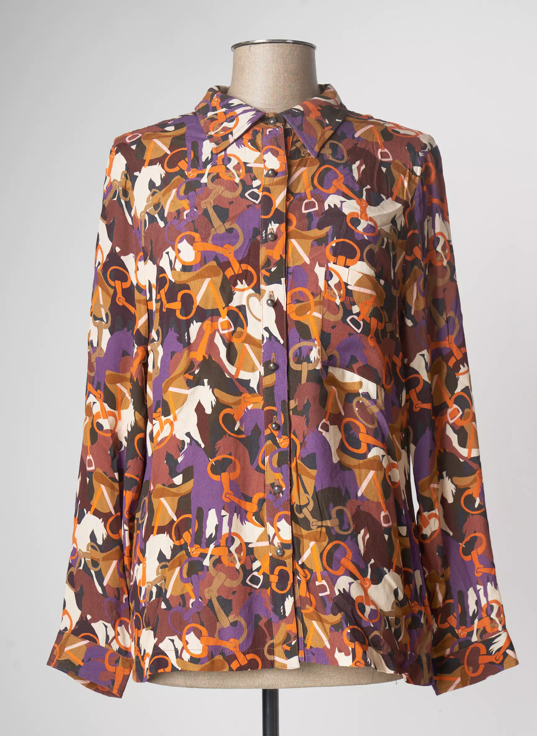 La Petite Francaise Chemisiers Femme couleur marron