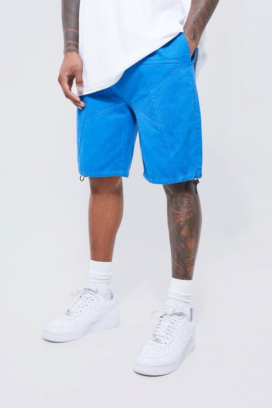 Lockere Shorts mit Stern-Applikation
