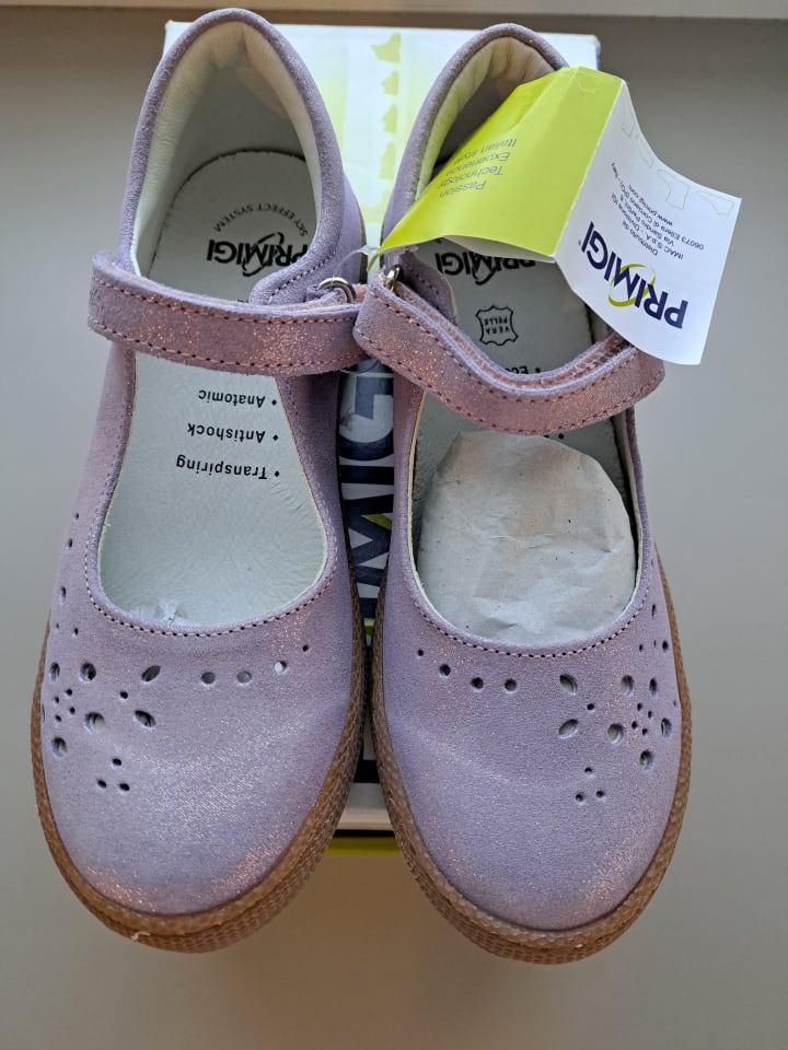 Primigi Leder-Ballerinas in Lila günstig kaufen 32