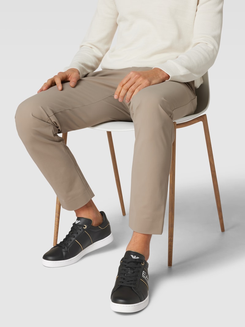 Sneaker mit Label-Details Modell 'SNEAKER ACTION LEATHER' in schwarz