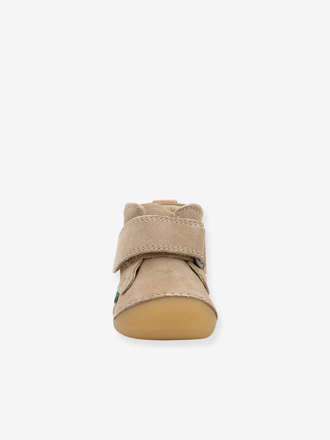 Bottillons cuir bébé Sabio 915396-10 KICKERS® 1ers pas rose