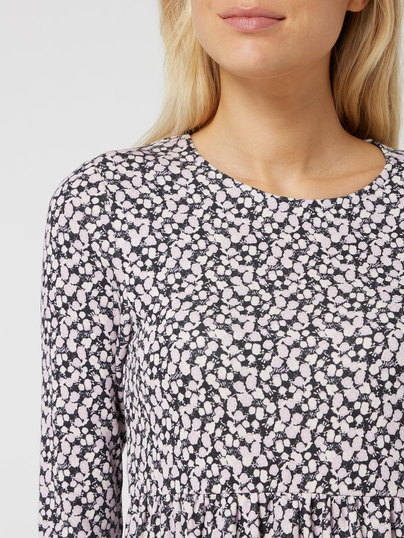Jerseykleid aus Modalmischung in flieder