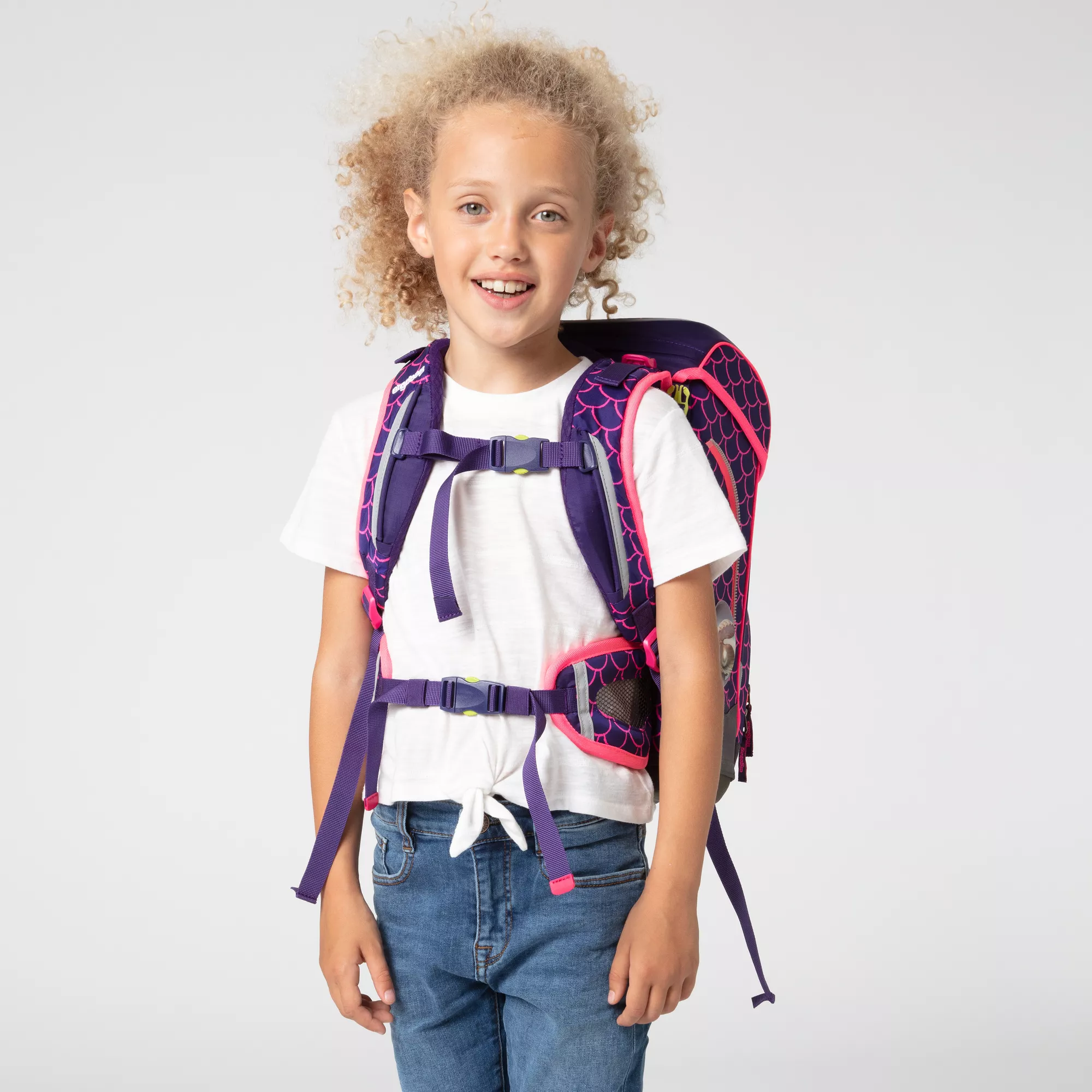 ergobag Schulranzen-Set PerlentauchBär
