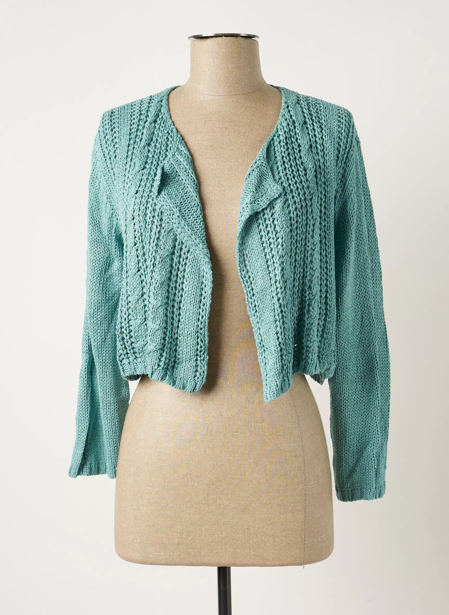 Poles Cardigans Femme couleur bleu
