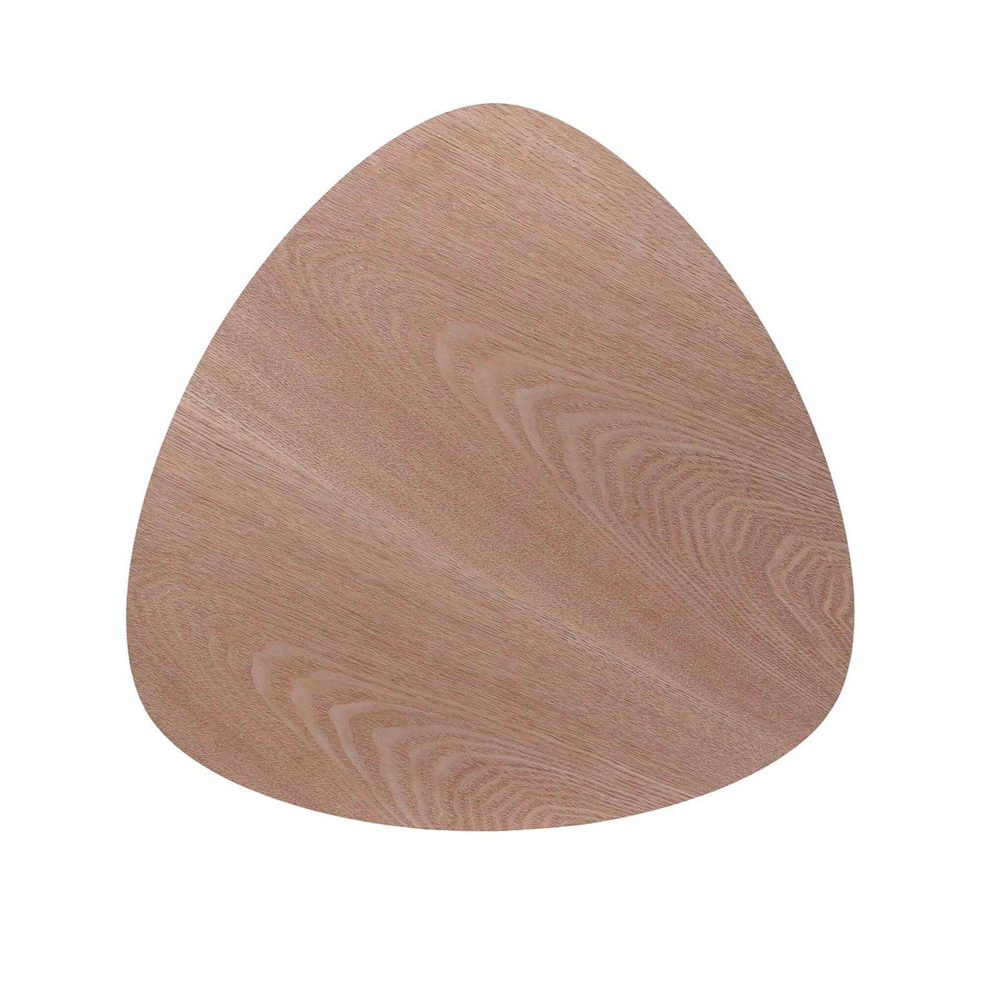 Tables gigognes en bois, plateau triangulaire