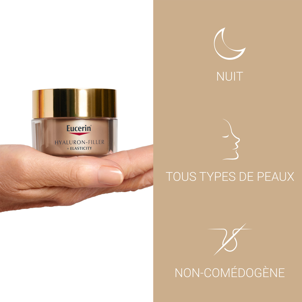 eucerin EUCERIN HYALURON-FILLER + ELASTICITY Soin de Nuit 50 ml Soin de Nuit