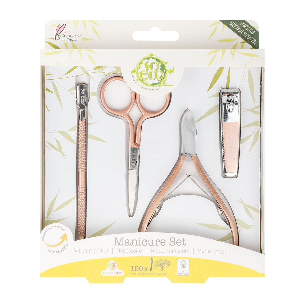 so eco Set de 4 outils professionnels Manucure