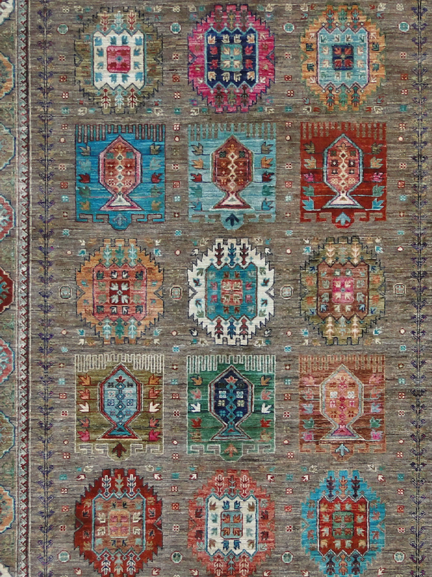 Kazak Ghazni ca. 176 x 246 cm, Unikat / Einzelstück