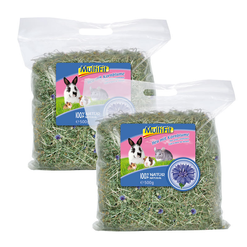 MultiFit Heu MultiFit Heu mit Kornblume 2x500g