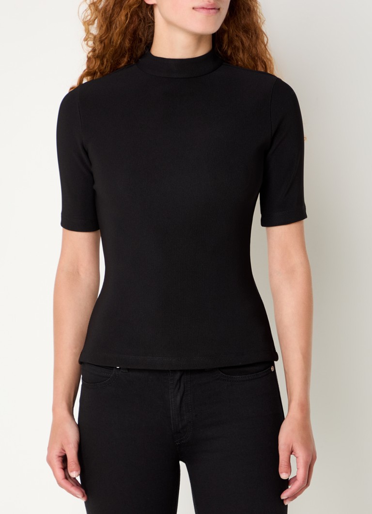 HUGO BOSS Dagoon T-shirt with stand-up collar