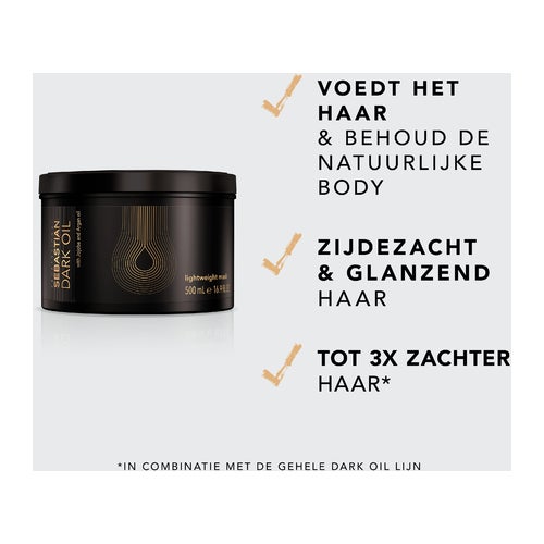 Sebastian Professional Dark Oil Lightweight Mask 500 ml