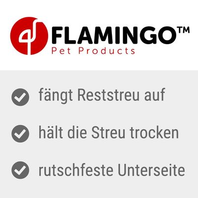 Flamingo Vorleger für Katzentoiletten Matz