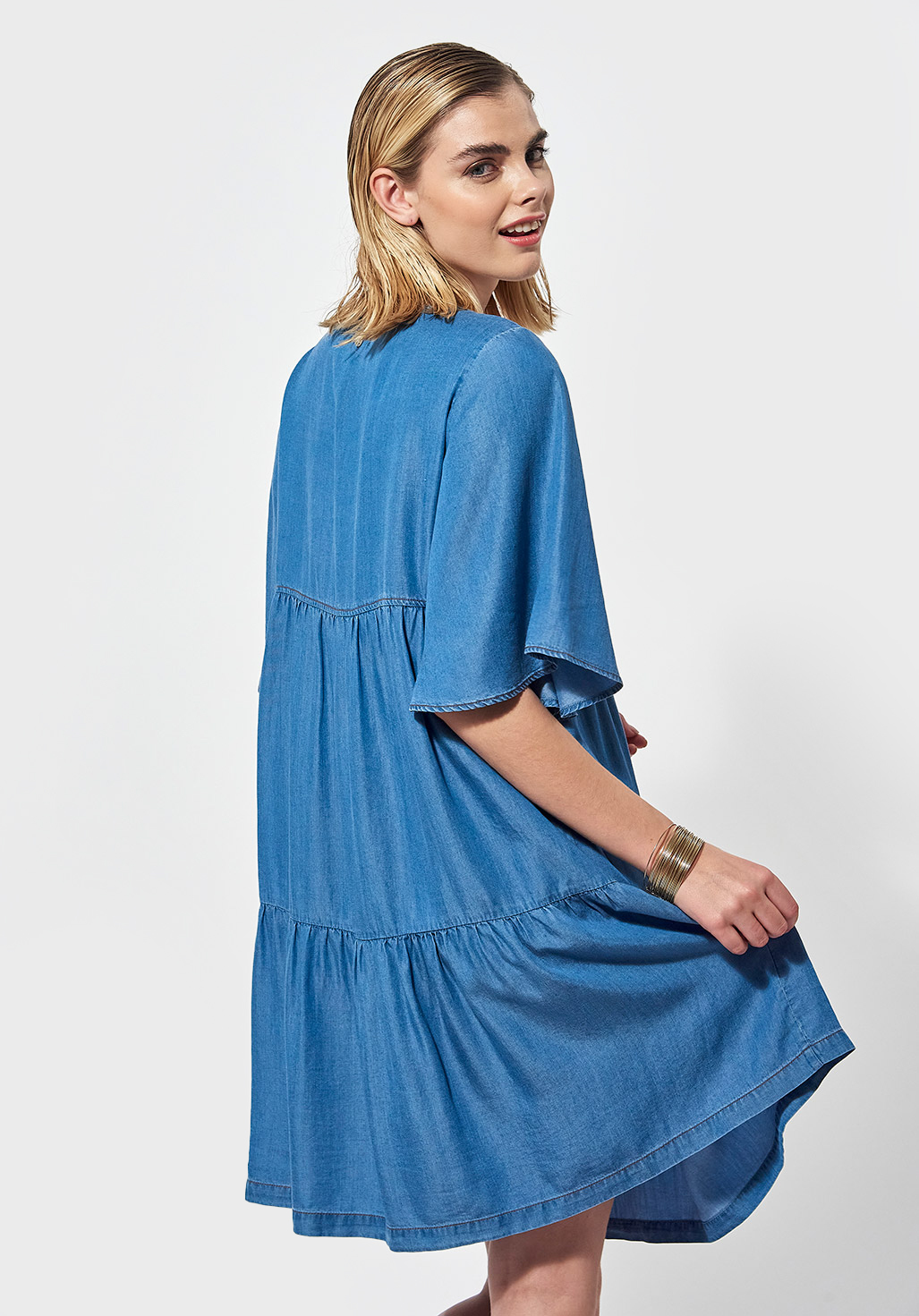 TILAN  Robe loose Femme denim