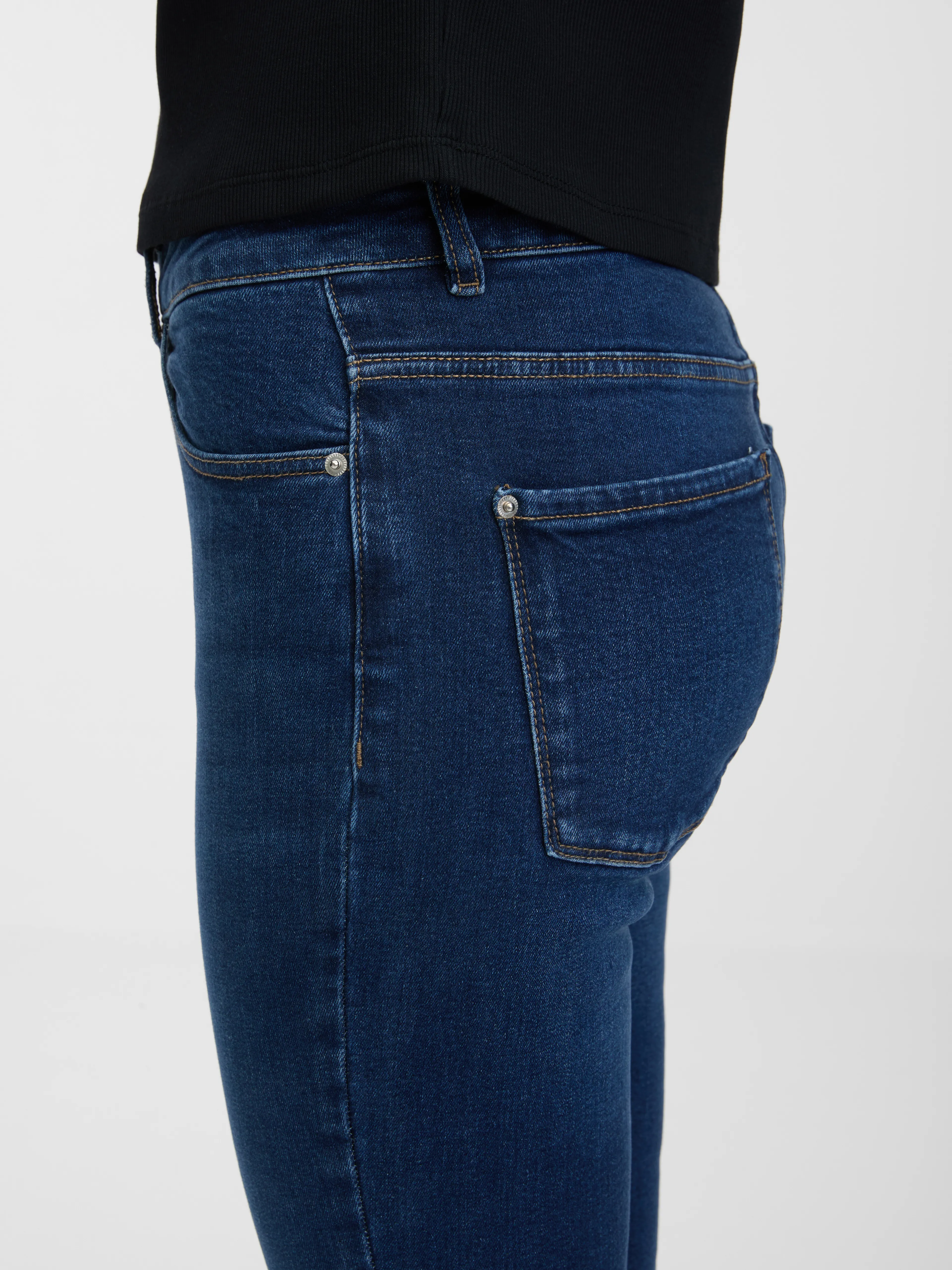 Dunkelblaue Skinny Fit Jeans ORSAY