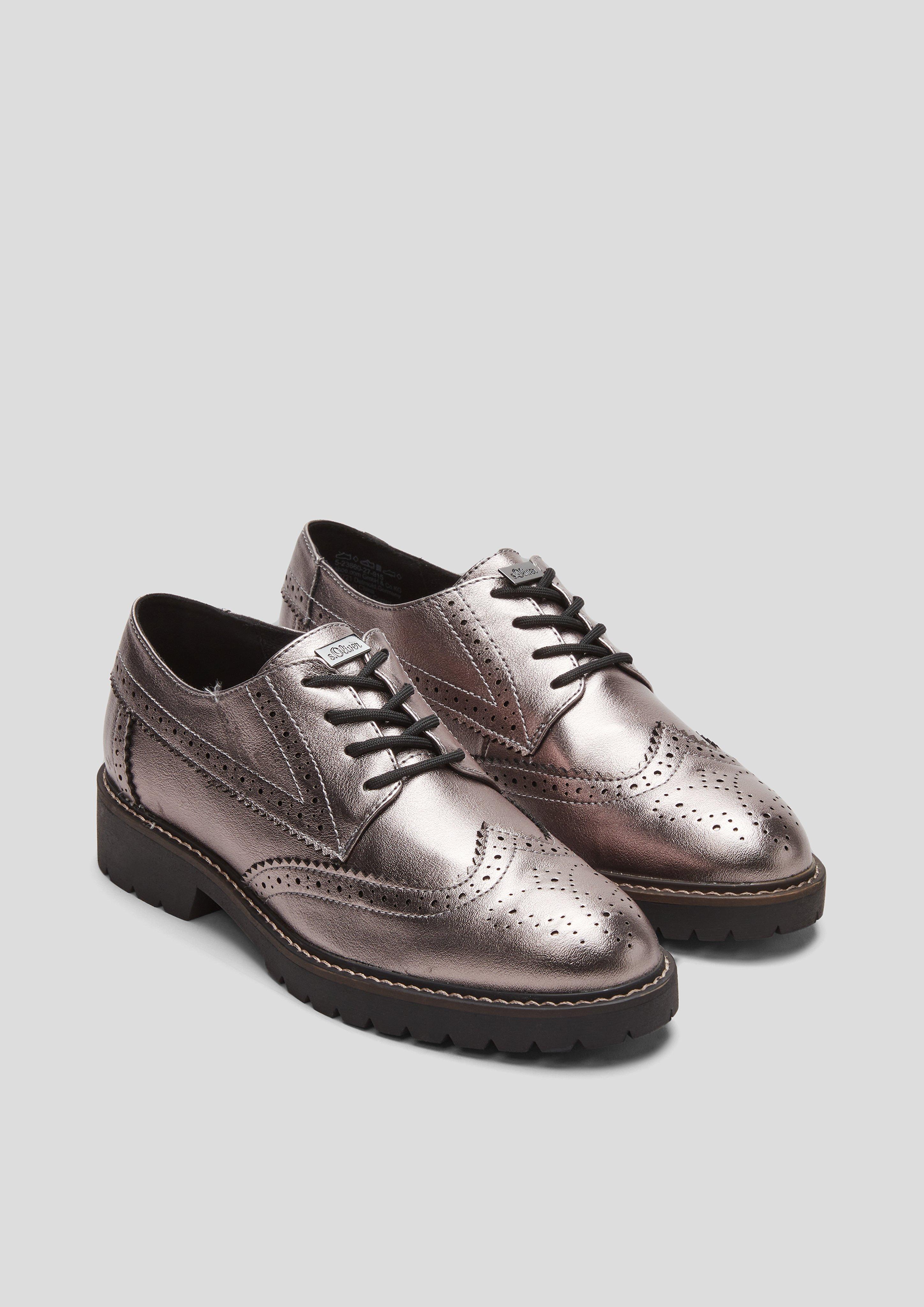 Lackleder-Schuhe im Brouge-Style  101.107.106.23660-915