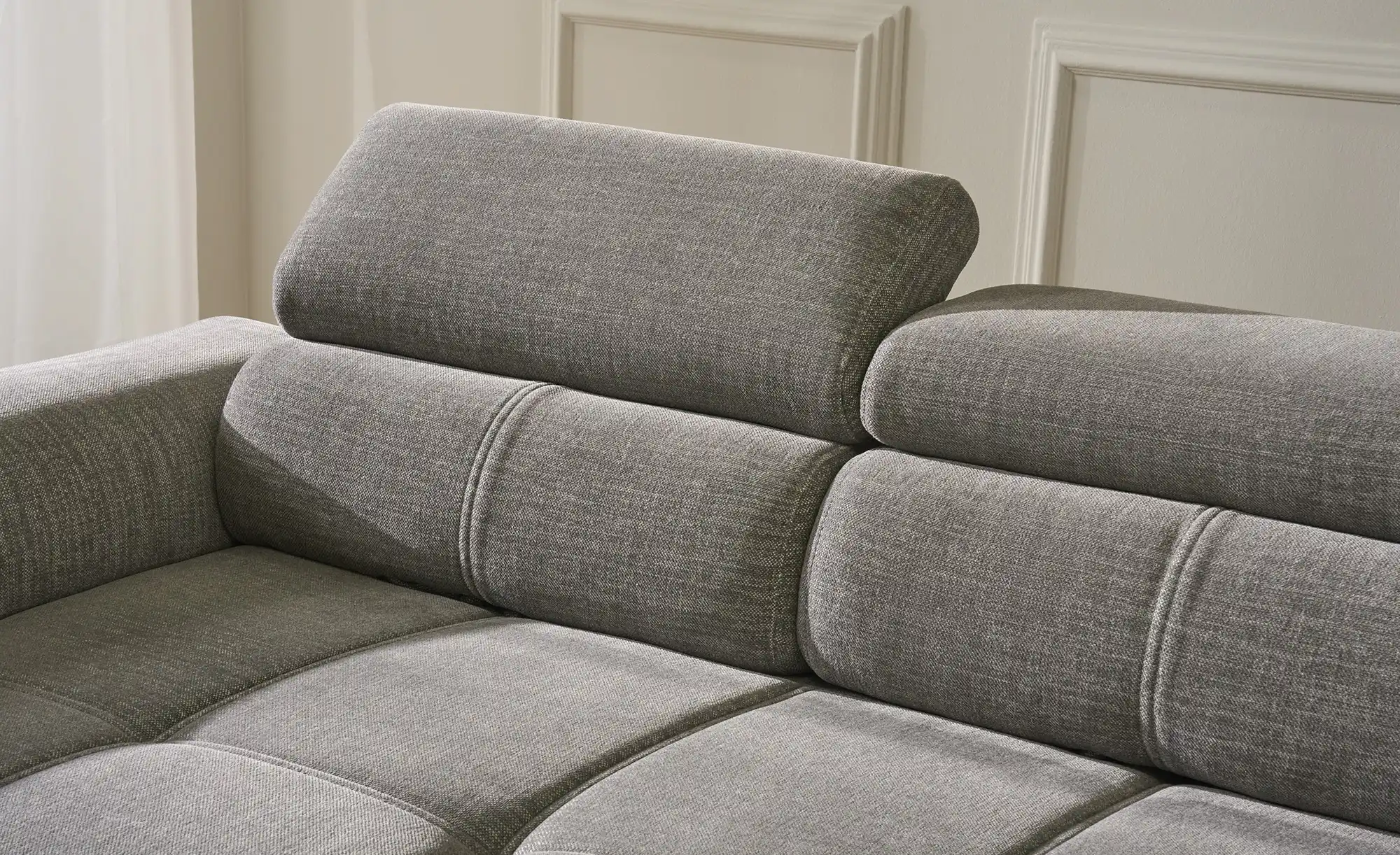 Twist Ecksofa aus Flachgewebe Denvo