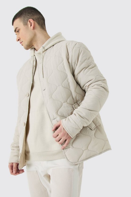 Tall gesteppte Jacke