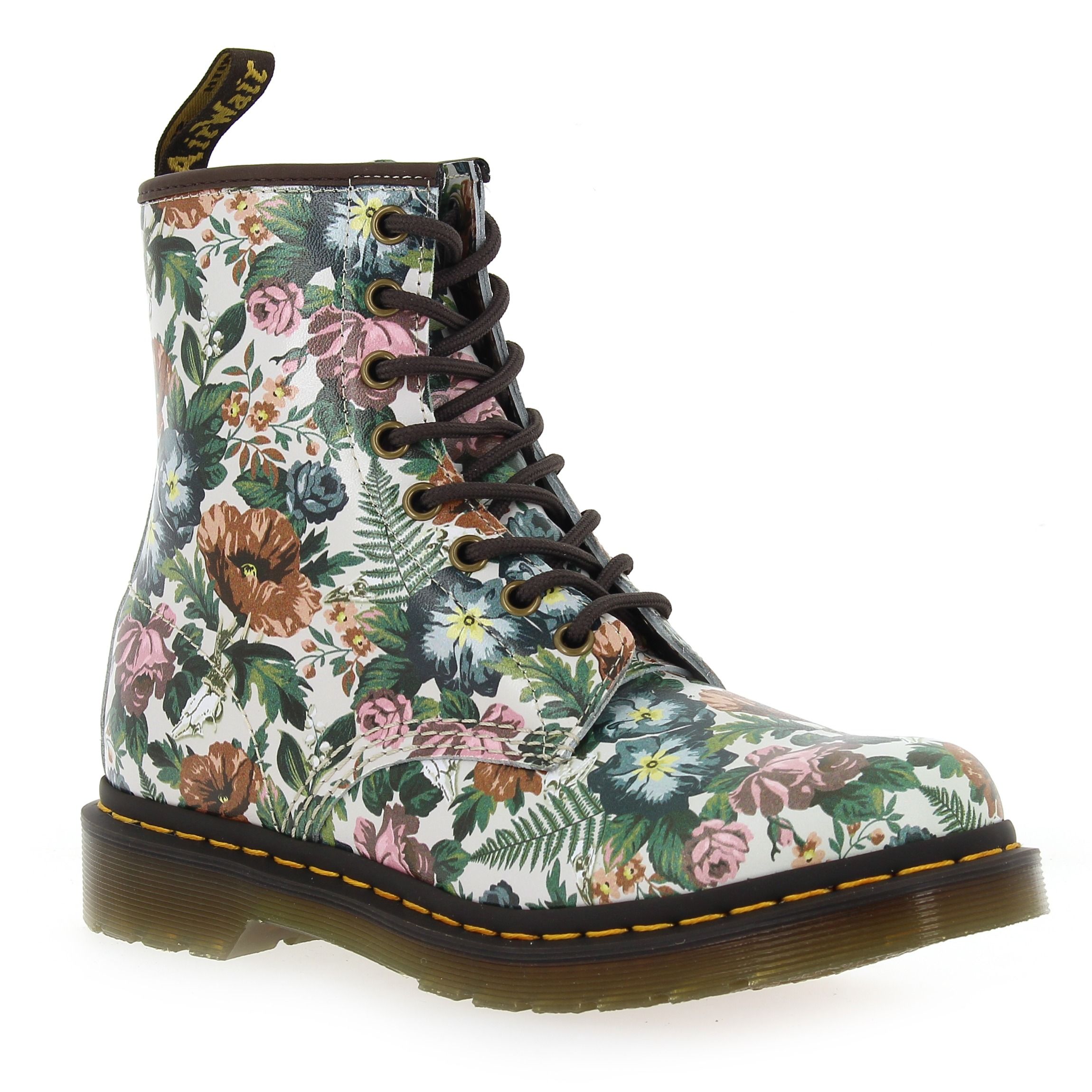 Dr Martens  1460 ENGLISH GARDEN PRINT - Multi Vert