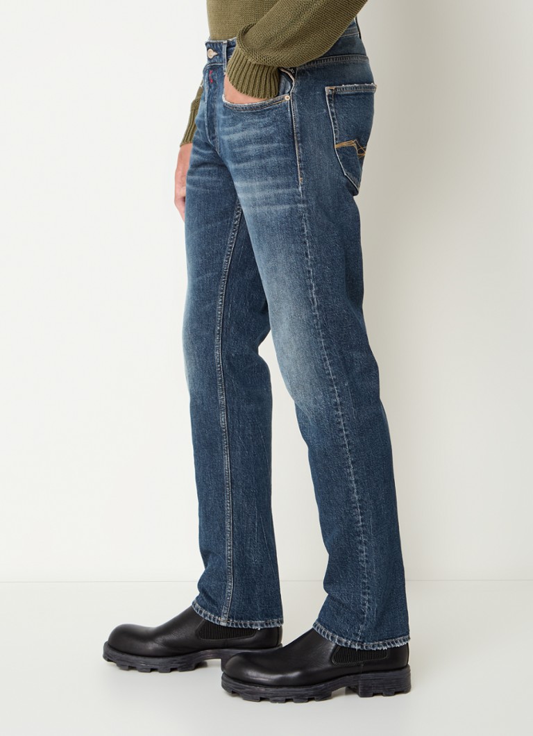 Replay Grover straight leg jeans with dark wash