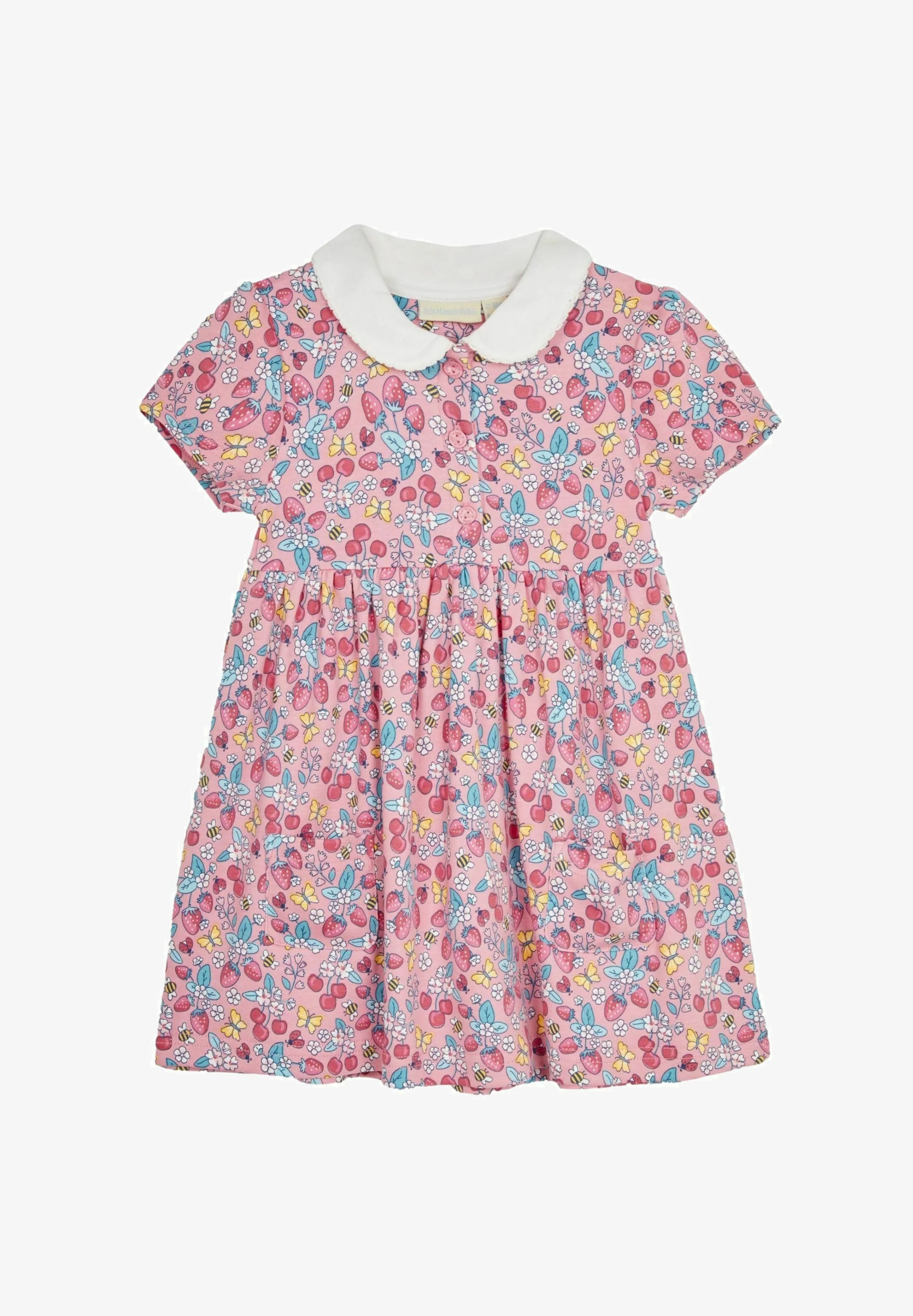 JoJo Maman Bébé GARDEN PETER PAN PET IN POCKET - REGULAR FIT - Vestido de jersey