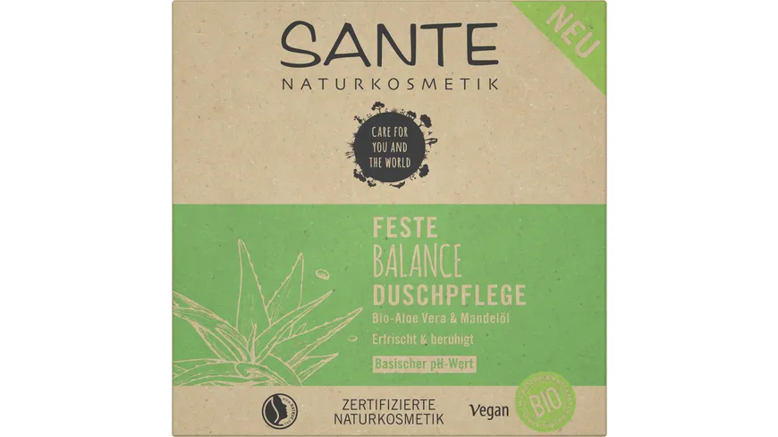 SANTE Feste Duschpflege Balance 80 g