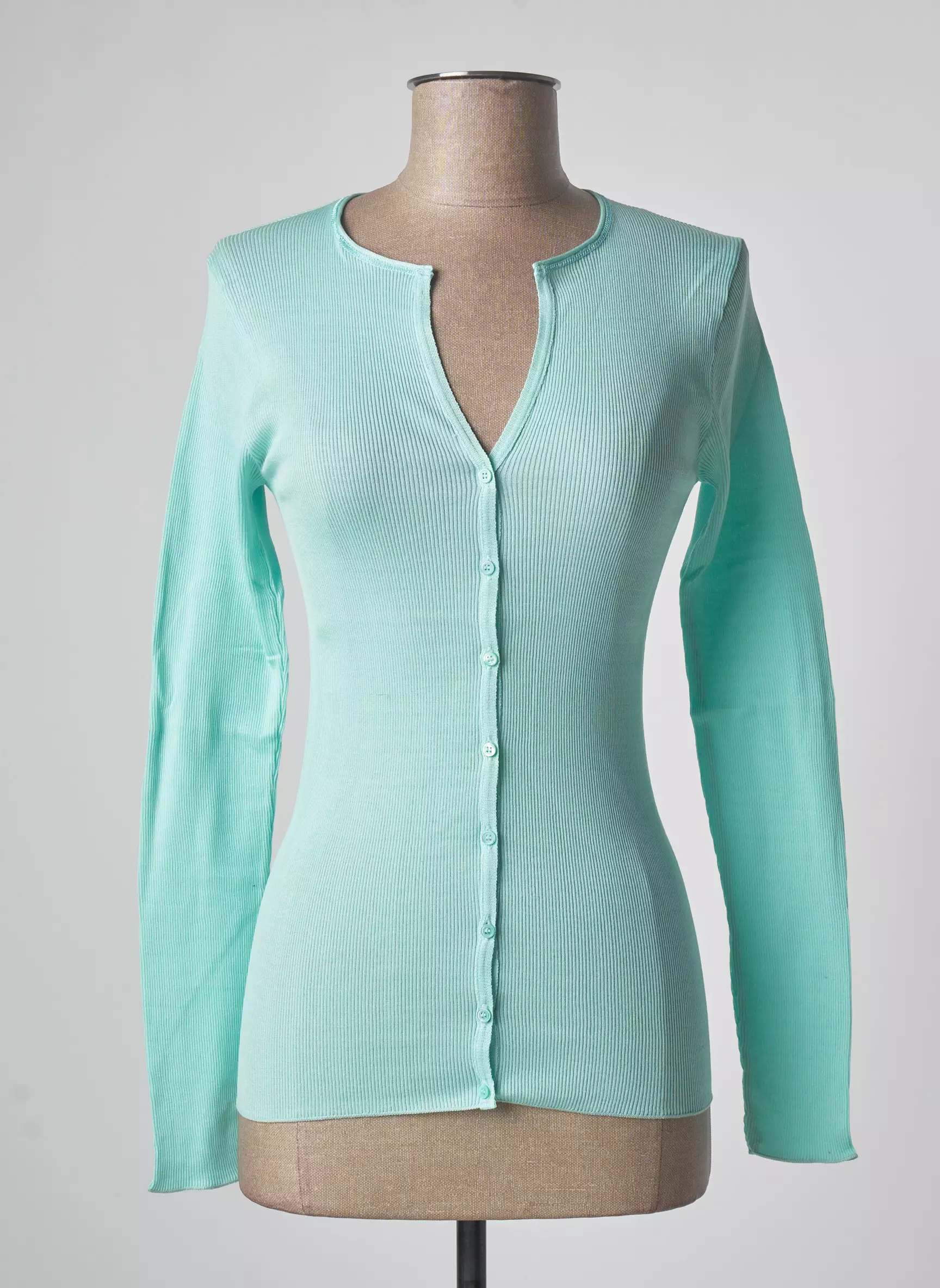 Stefan Green Cardigans Femme couleur bleu