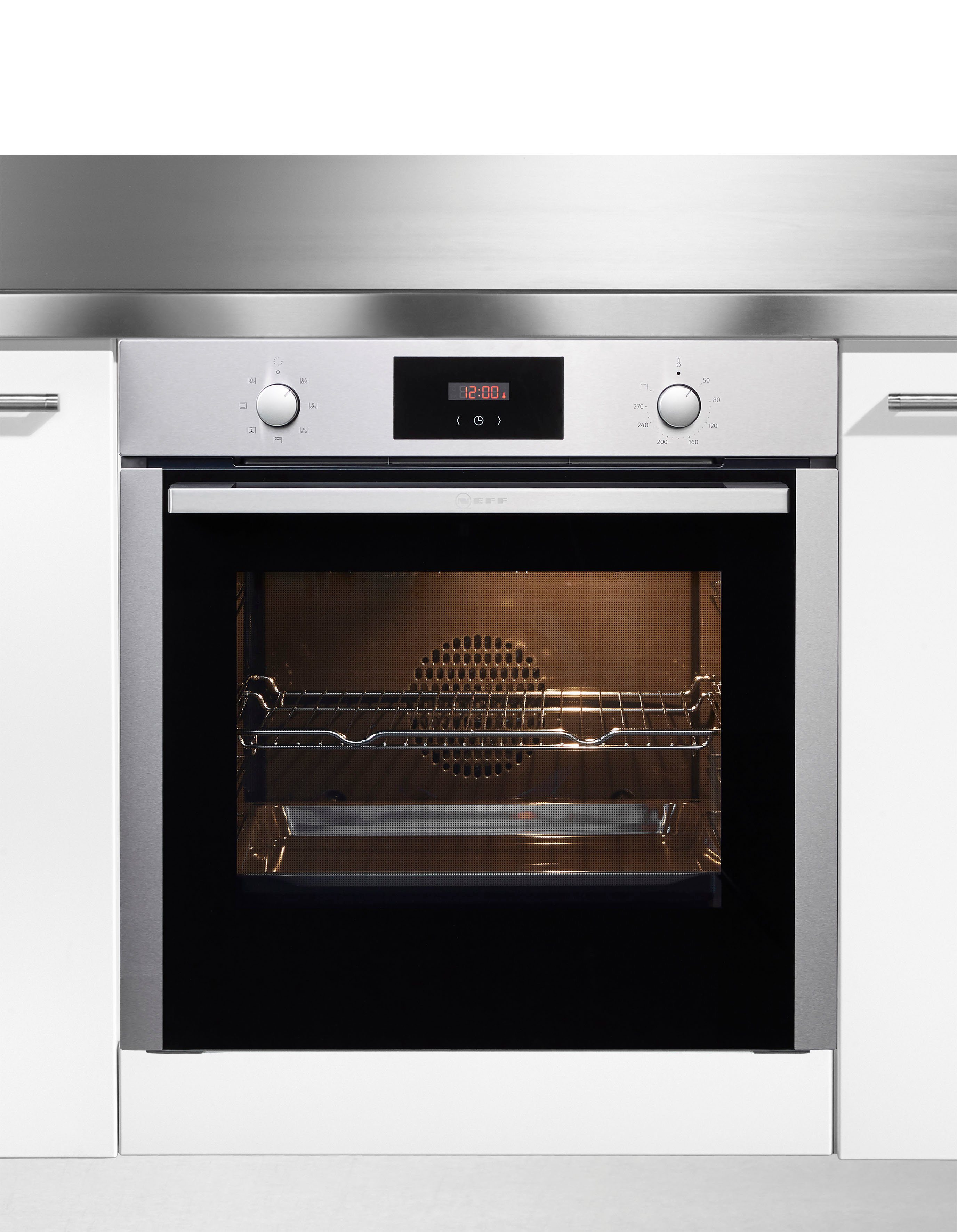 NEFF Backofen N 30 B1CCC0AN0, mit Teleskopauszug nachrüstbar, CircoTherm®-Heißluft