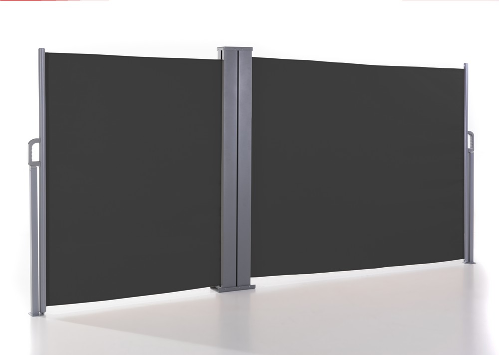 HC Home & Living Doppel - Seitenmarkise ca. 6,0 x 1,5 m - Anthrazit