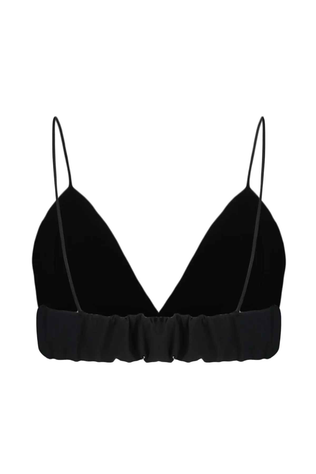 Trendyol Collection  Schwarzes, bauchfreies, gefüttertes Bustier aus Webstoff TPRAW22BS0005