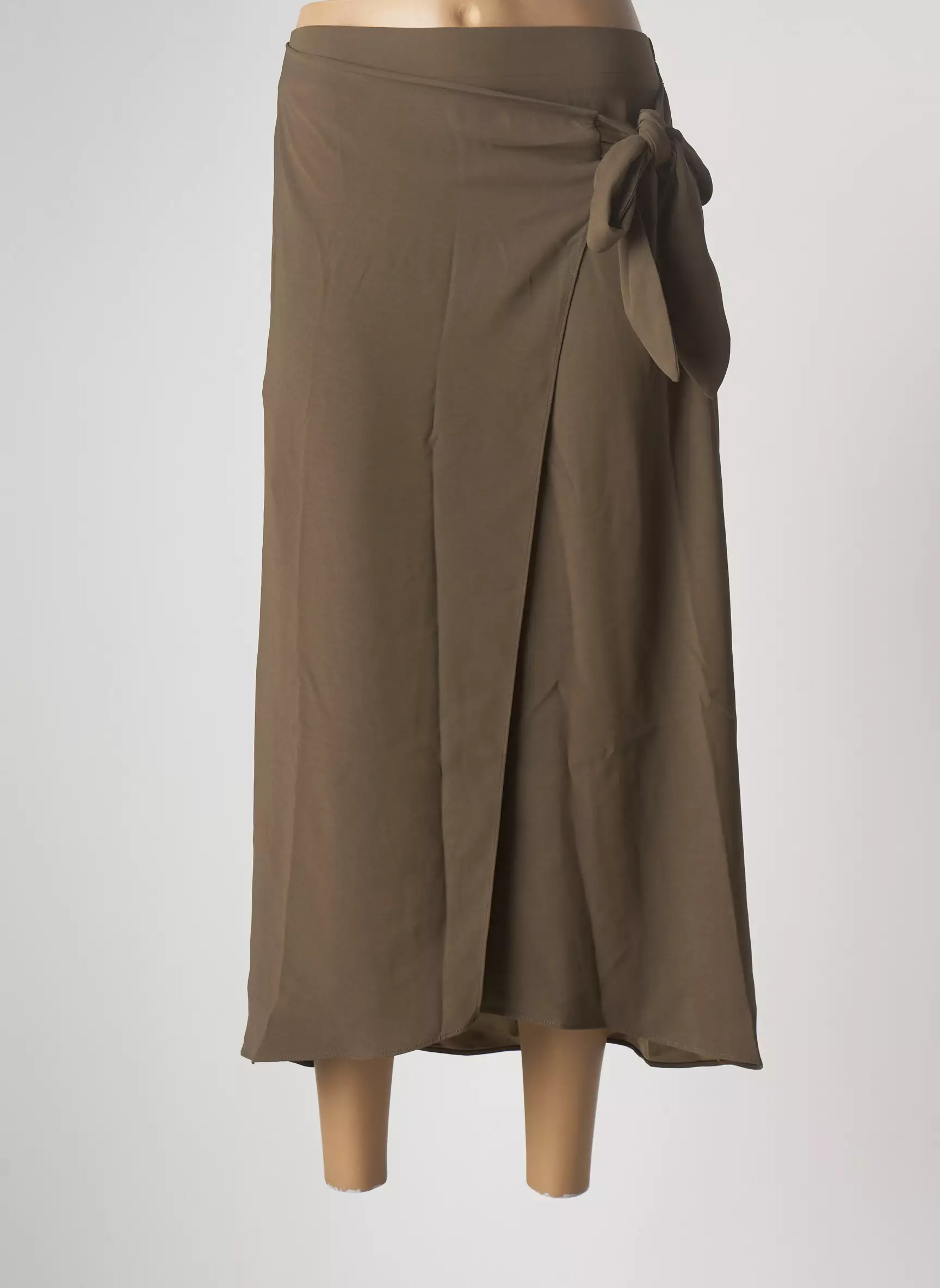 An Ge Jupes Longues Femme couleur vert