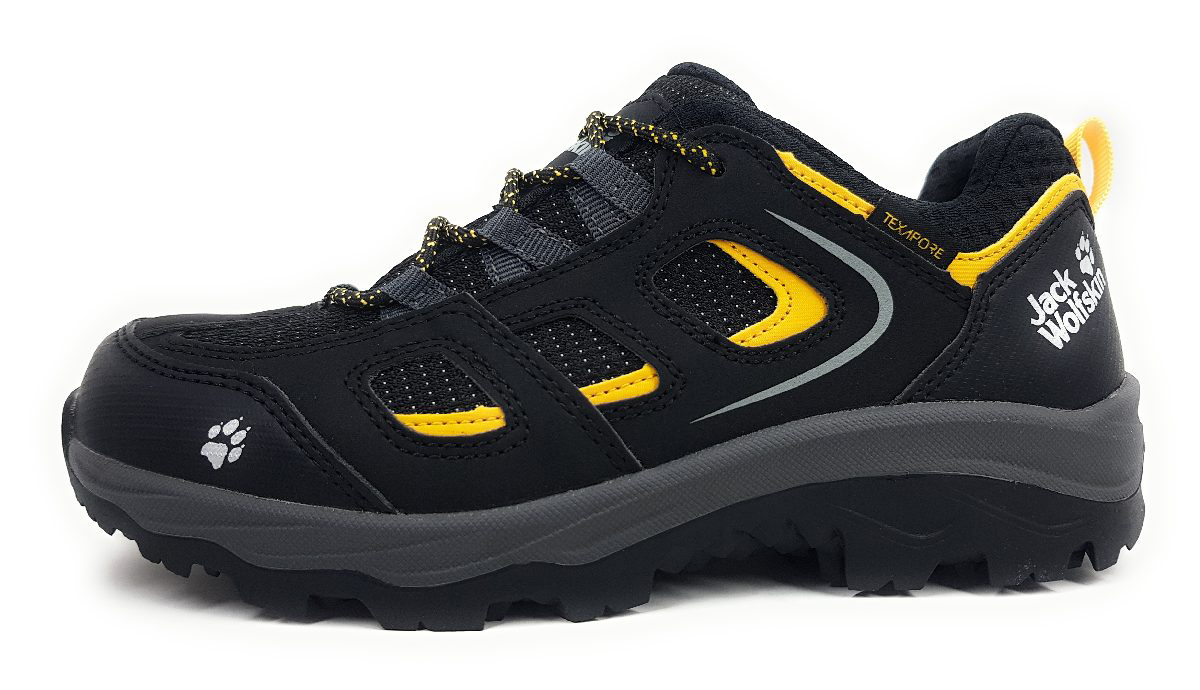 Jack Wolfskin Vojo Tex. Low K 4042191/6361 Schwarz 6361 black/yellow