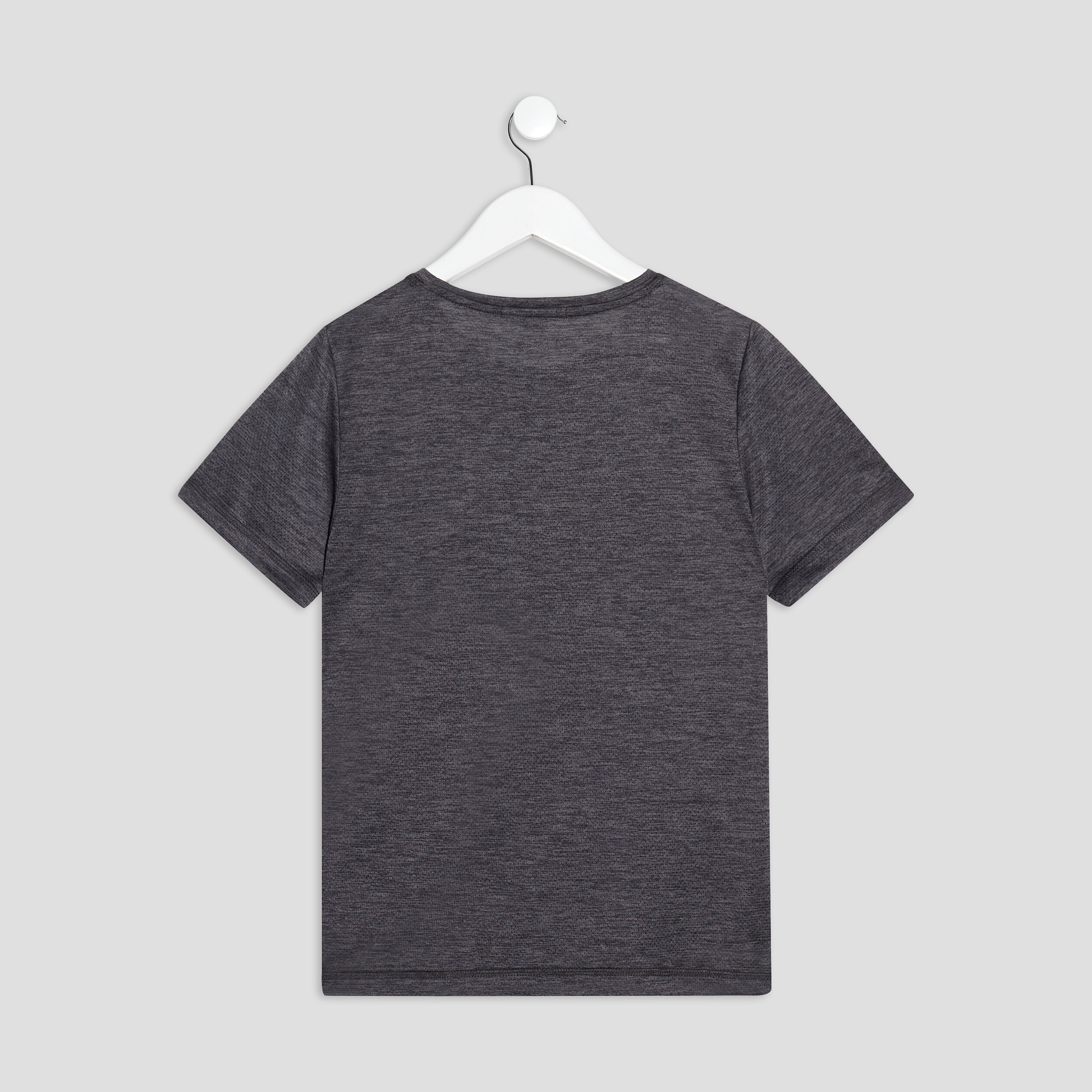 T-shirt manches courtes gris foncé homme | La Halle