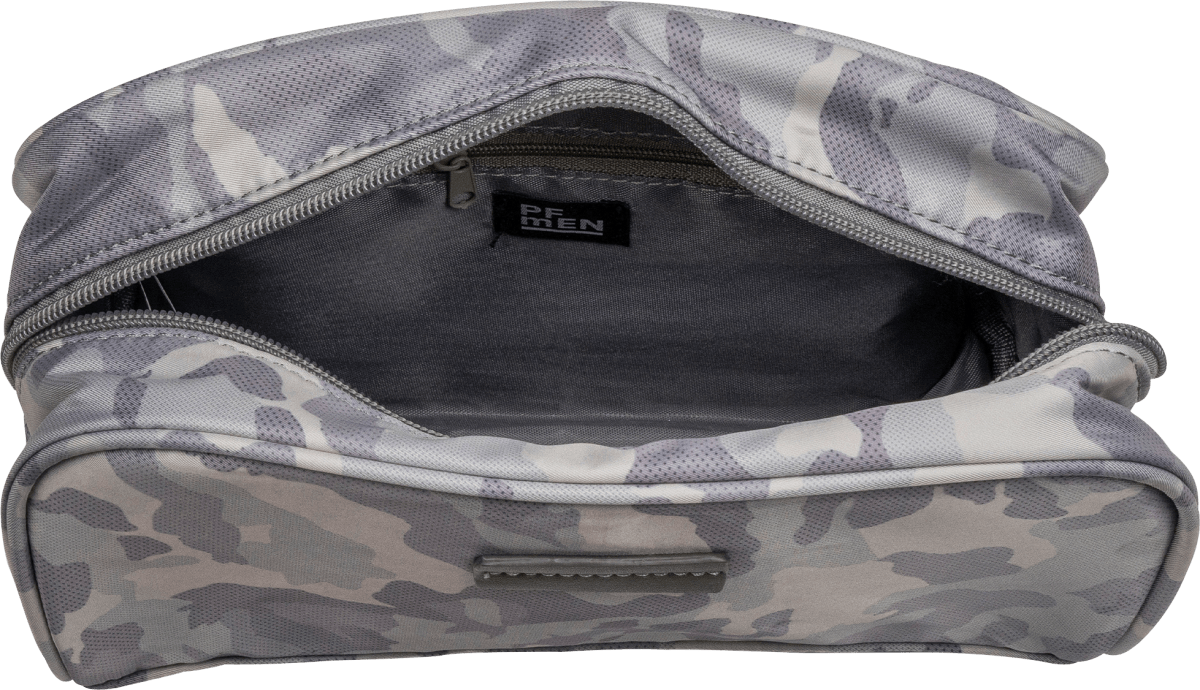Kulturbeutel Herren grau Camouflage, 1 St