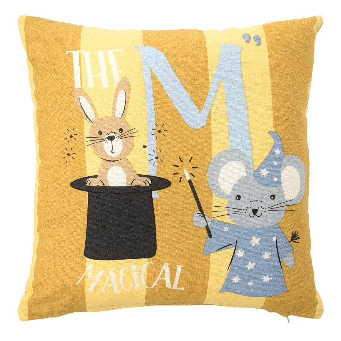 Kissenhülle mit Zirkus-Motiv