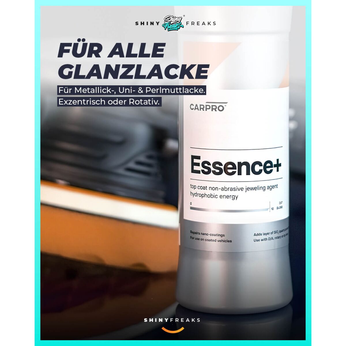 CarPro Politur Set Essence Plus   Ø125mm Pad | Keramikversiegelungs-Conditioner 500g