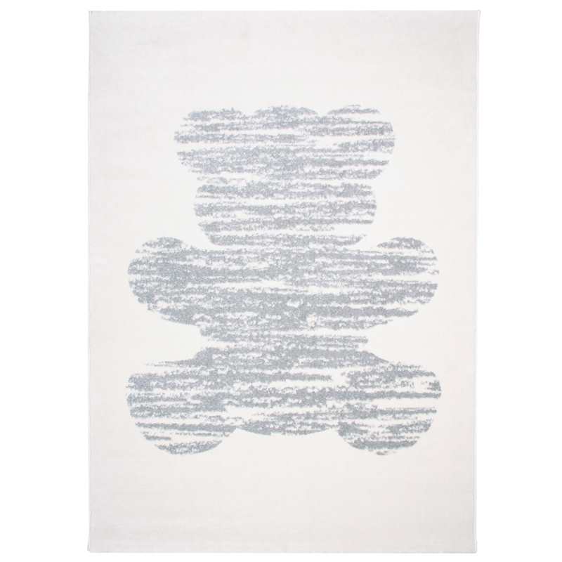 Tapis motif ourson 120x170cm TEDDY VINTAGE ECRU
