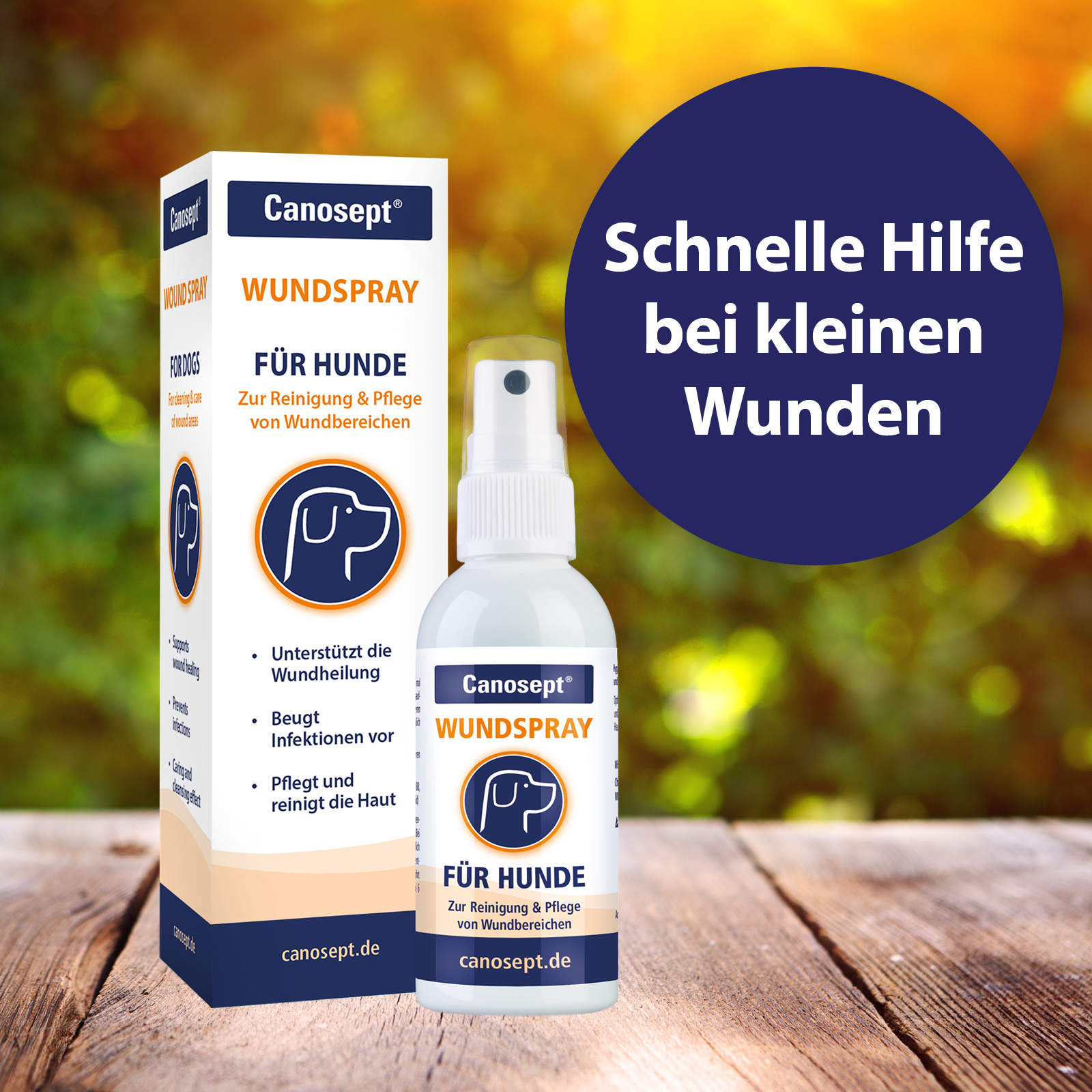 Canosept Fellpflege Canosept Wundspray für Hunde 75 ml