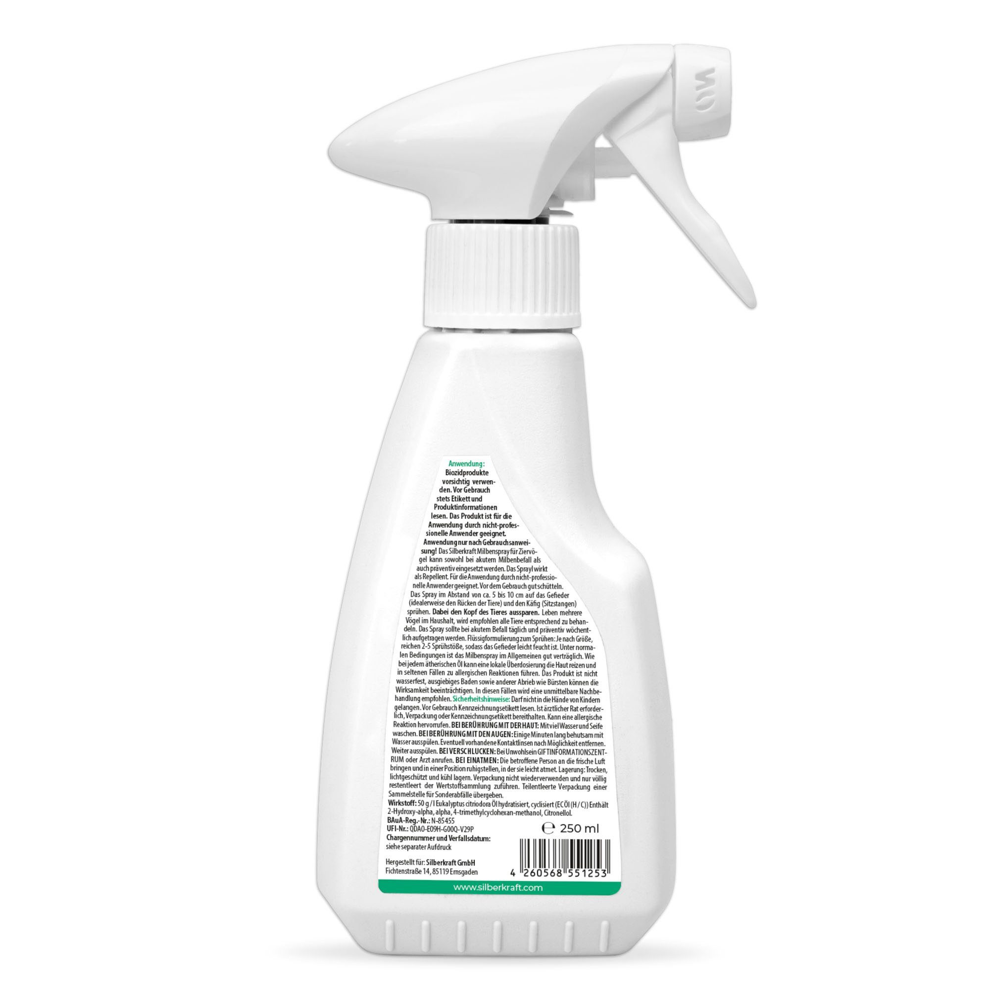 Silberkraft Insektenspray Milbenspray Vögel, 250 ml, 1-St.