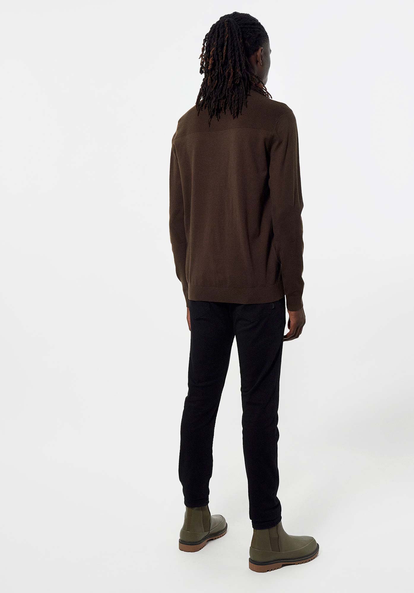 ARIAN  Pull marron Homme